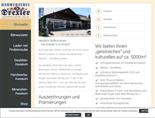 Tablet Screenshot of drexlers-baerwurz.de